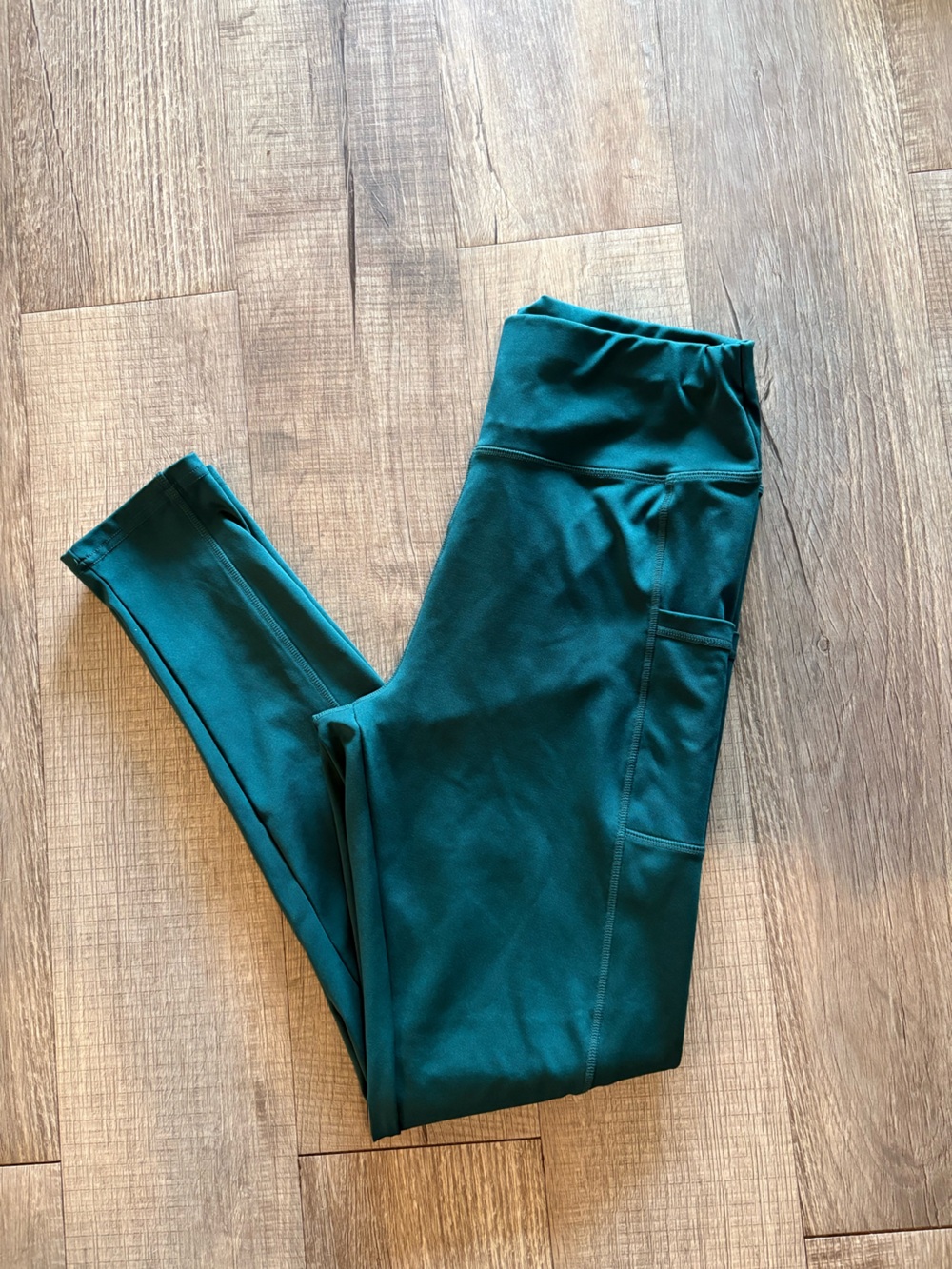 SHEIN Dark Teal Active Pocket Leggings